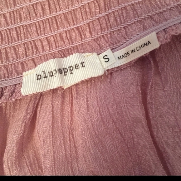 Blu Pepper Embroidered Off Shoulder Blouse - Picture 5 of 7